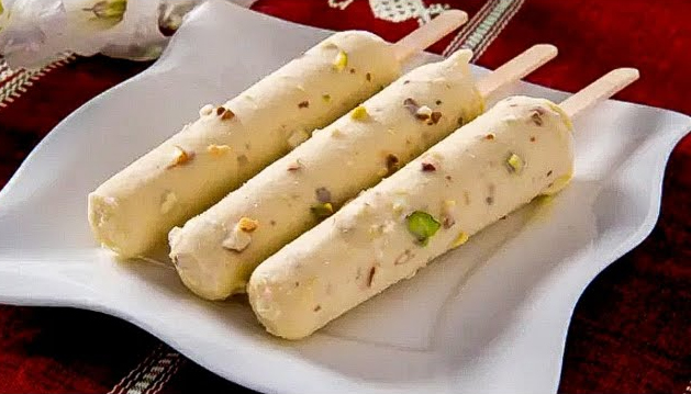 Homemade Badam Pista Kulfi Recipe